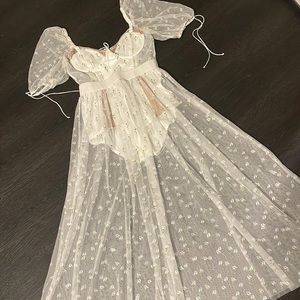 For Love & Lemons Frescia Maxi Dress - SIZE: S